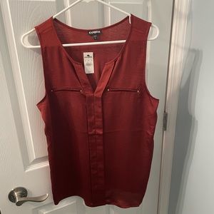 NWOT sleeveless Express blouse